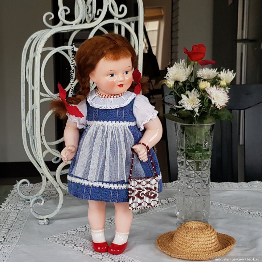 Советская прессопилочная кукла фабрика Победа (фото 9)