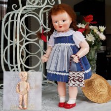 Советская   прессопилочная кукла фабрика Победа