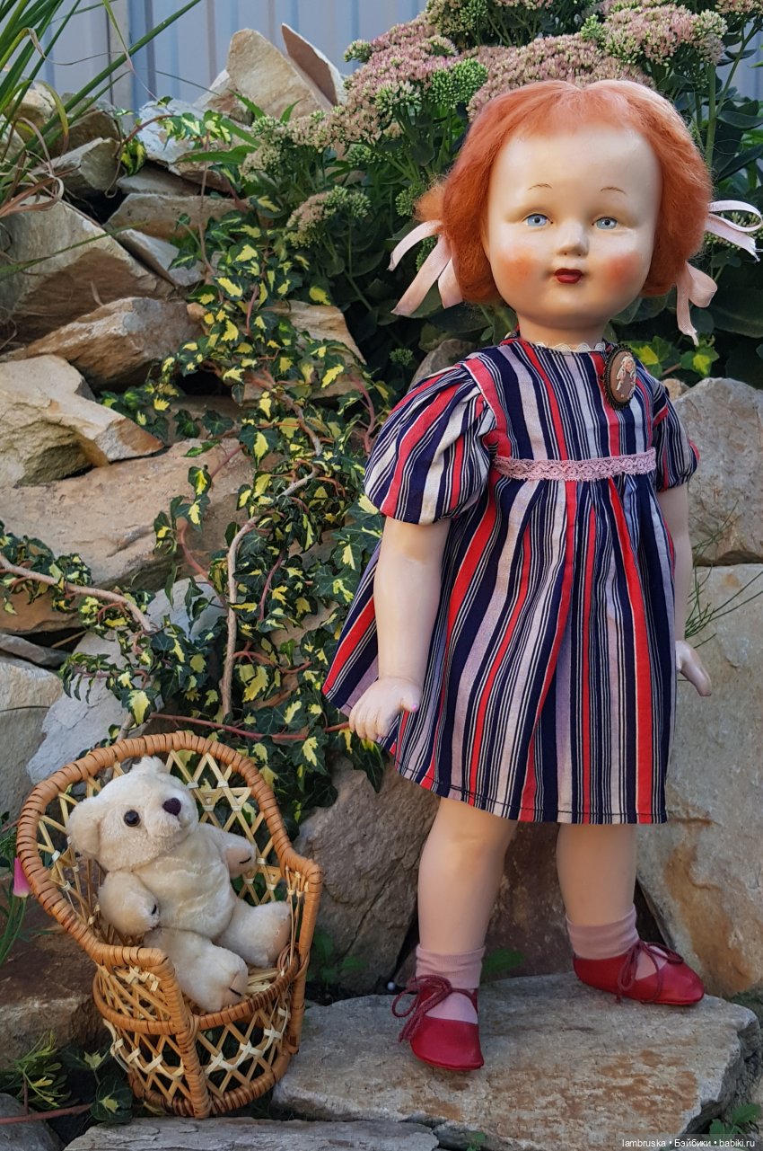 Терпеливая скромница.Прессопилочная советская кукла