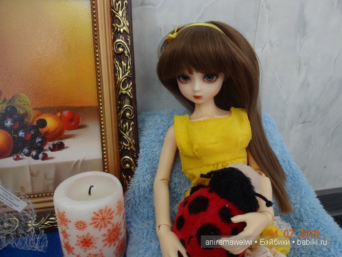 Желтое настроение :) — Гибридизация кукол BJD (БЖД): пересадка головы (фото 2)