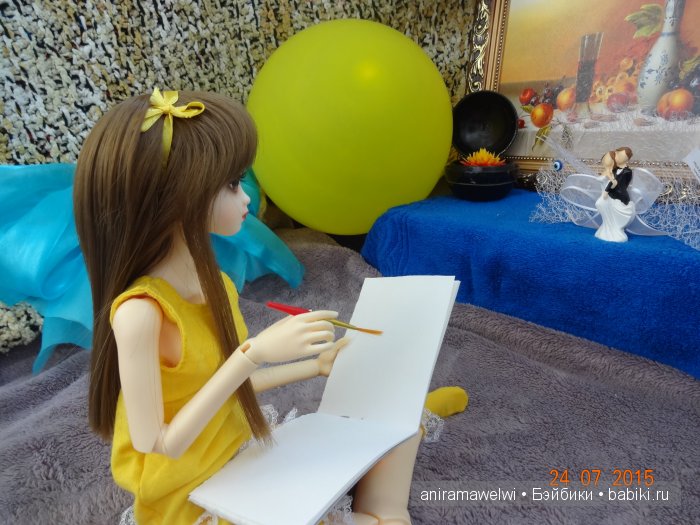 Желтое настроение :) — Гибридизация кукол BJD (БЖД): пересадка головы