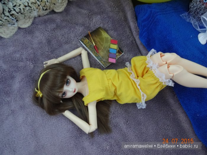 Желтое настроение :) — Гибридизация кукол BJD (БЖД): пересадка головы