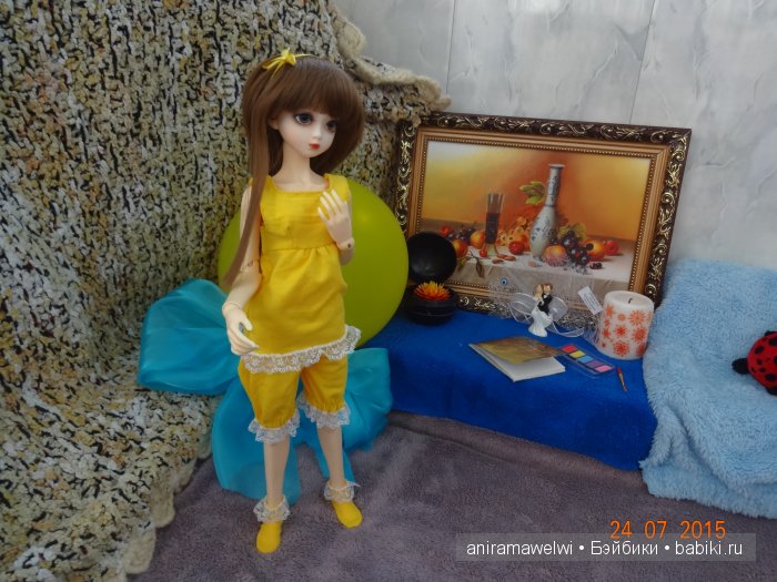 Желтое настроение :) — Гибридизация кукол BJD (БЖД): пересадка головы