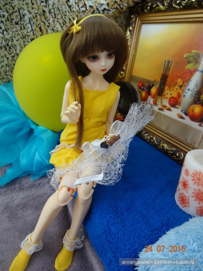 Желтое настроение :) — Гибридизация кукол BJD (БЖД): пересадка головы