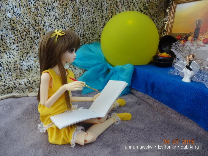 Желтое настроение :) — Гибридизация кукол BJD (БЖД): пересадка головы