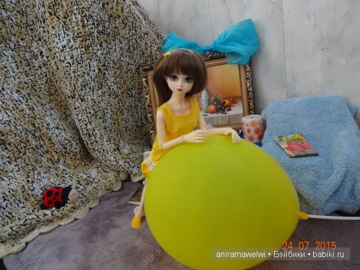Желтое настроение :) — Гибридизация кукол BJD (БЖД): пересадка головы