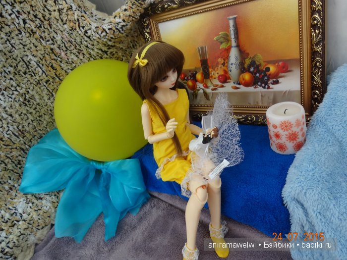 Желтое настроение :) — Гибридизация кукол BJD (БЖД): пересадка головы