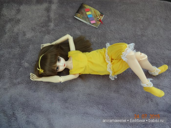Желтое настроение :) — Гибридизация кукол BJD (БЖД): пересадка головы