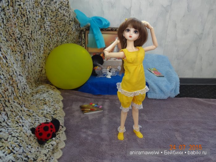Желтое настроение :) — Гибридизация кукол BJD (БЖД): пересадка головы