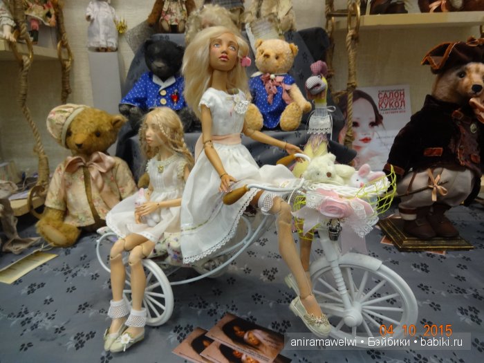 поход на выставку кукол на Тишинке. ХI Салон кукол 2015
