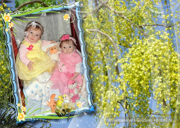 Праздничный топик к 8 марта или Лола и Лиза - мои маленькие весенние цветочки (фото 7)