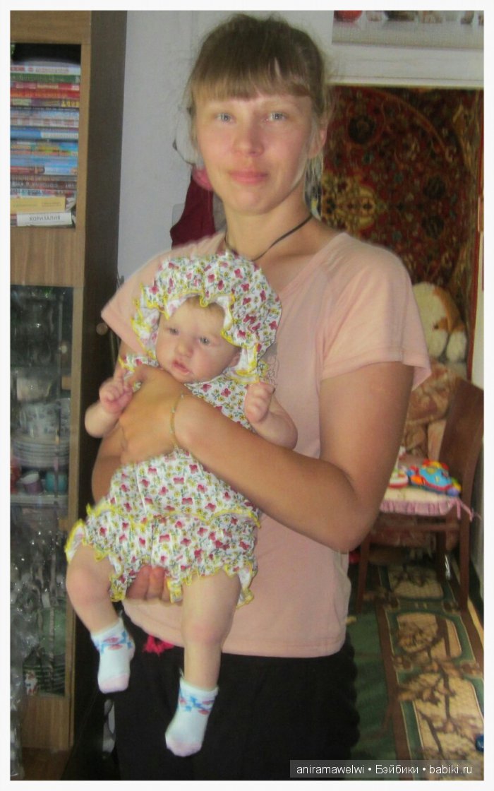 Моя козявочка Сонечка (Saskia) - куколка реборн Светланы Преображенской