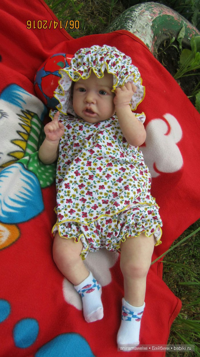 Моя козявочка Сонечка (Saskia) - куколка реборн Светланы Преображенской (фото 7)