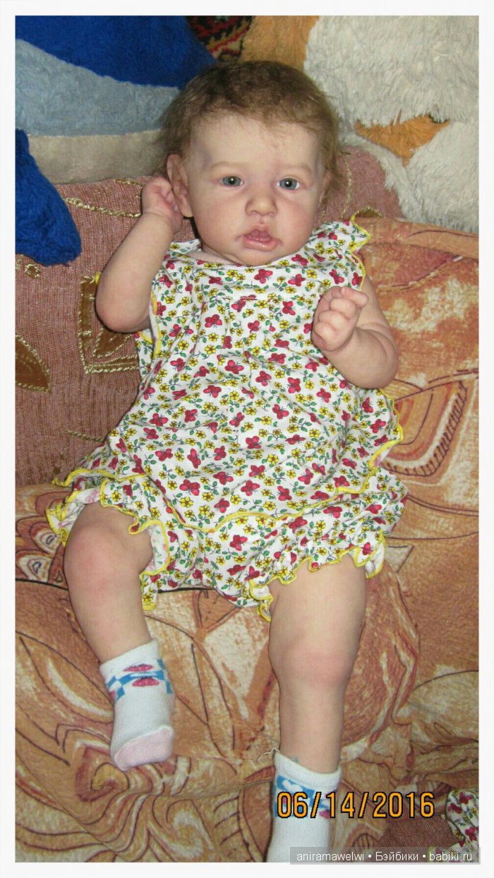 Моя козявочка Сонечка (Saskia) - куколка реборн Светланы Преображенской (фото 9)