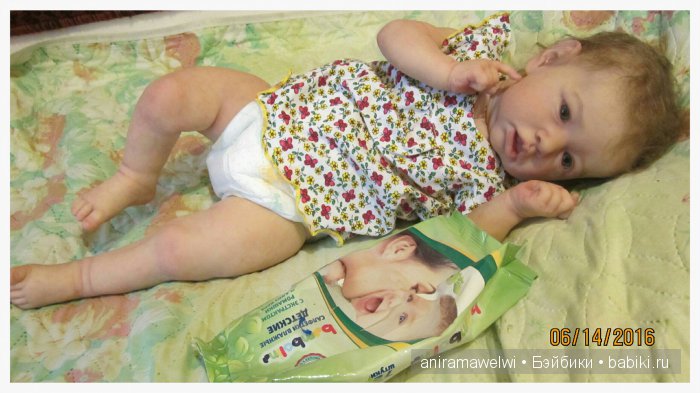 Моя козявочка Сонечка (Saskia) - куколка реборн Светланы Преображенской