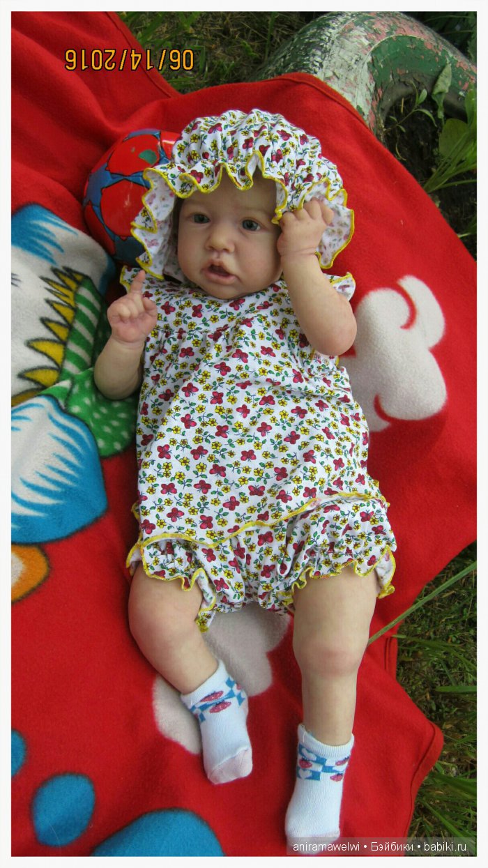 Моя козявочка Сонечка (Saskia) - куколка реборн Светланы Преображенской (фото 5)