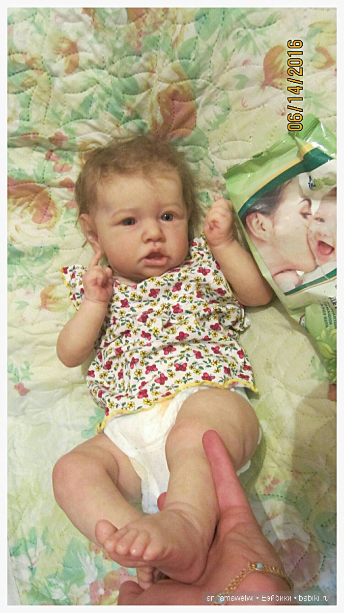 Моя козявочка Сонечка (Saskia) - куколка реборн Светланы Преображенской (фото 10)