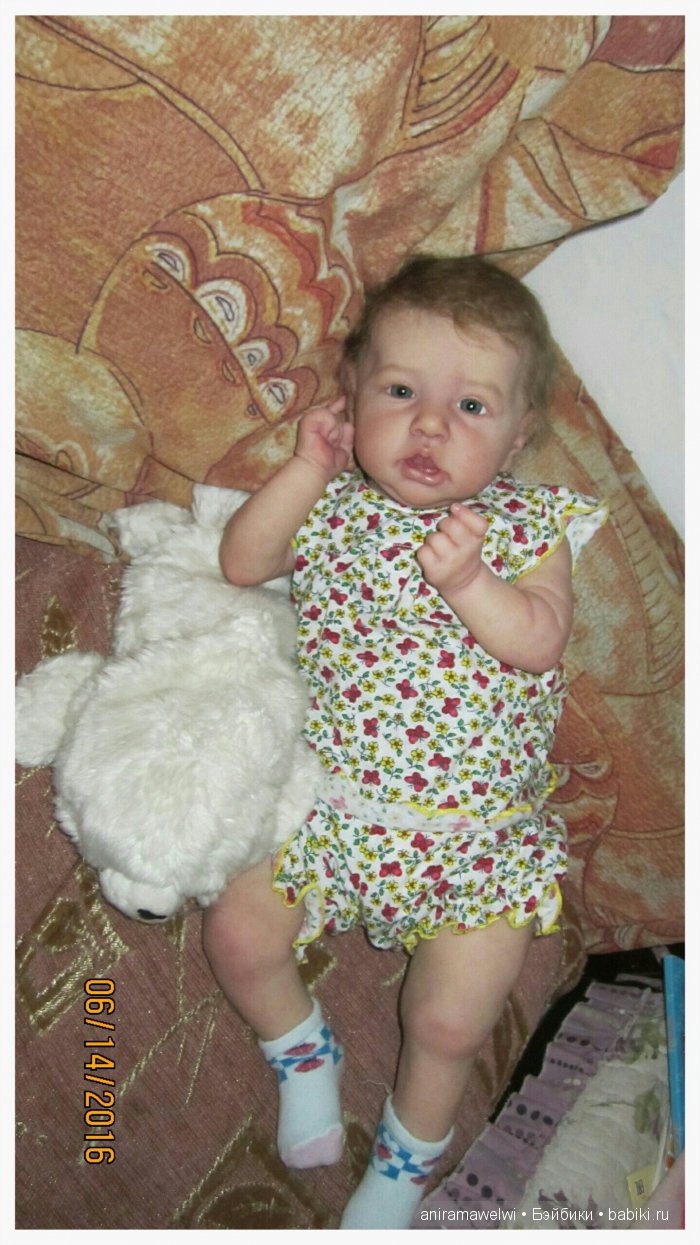 Моя козявочка Сонечка (Saskia) - куколка реборн Светланы Преображенской