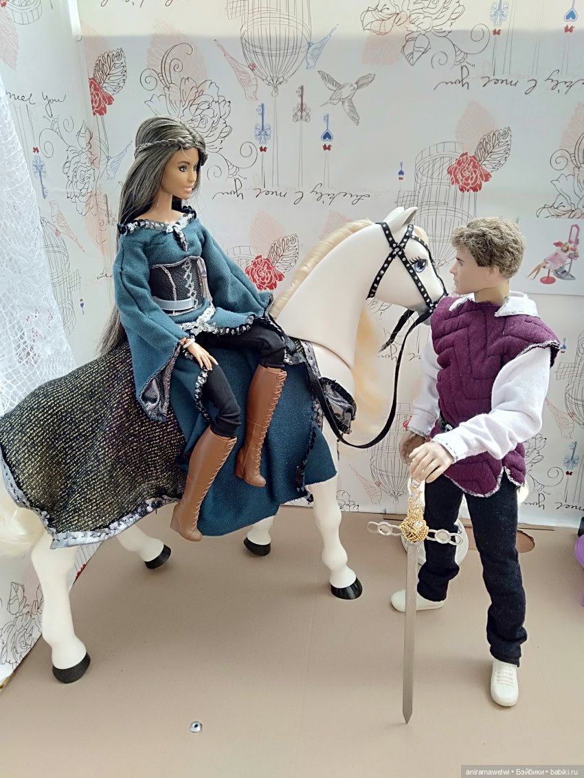 Как я лошадку к рыцарскому турниру готовила