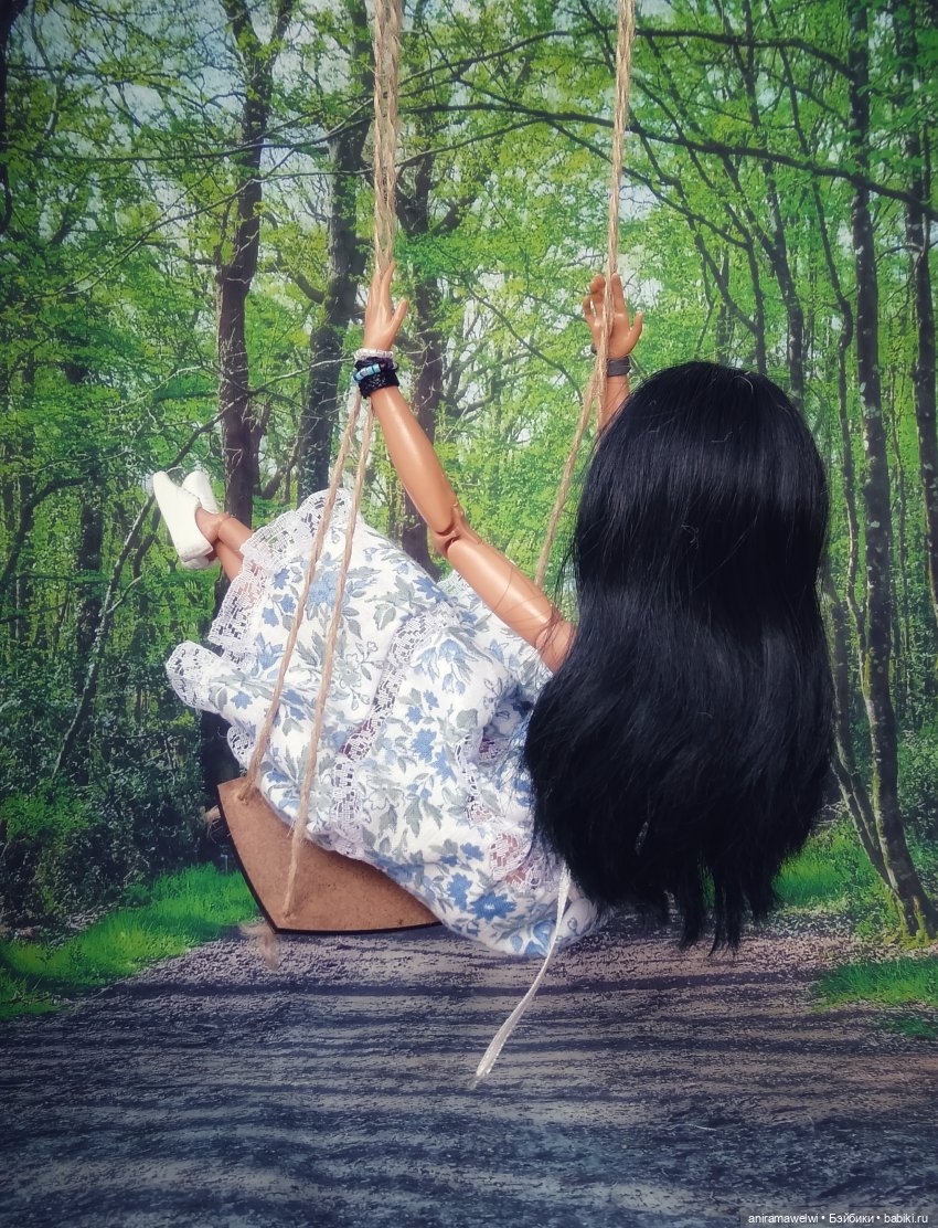 Новое платье, качели и лаванда. Романтический образ Марисы (фото 9)