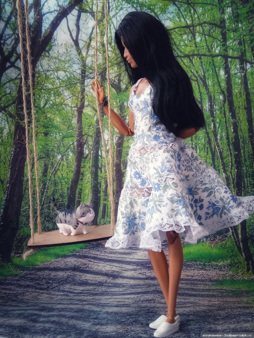 Новое платье, качели и лаванда. Романтический образ Марисы (фото 4)
