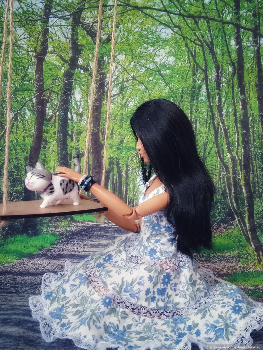 Новое платье, качели и лаванда. Романтический образ Марисы (фото 5)