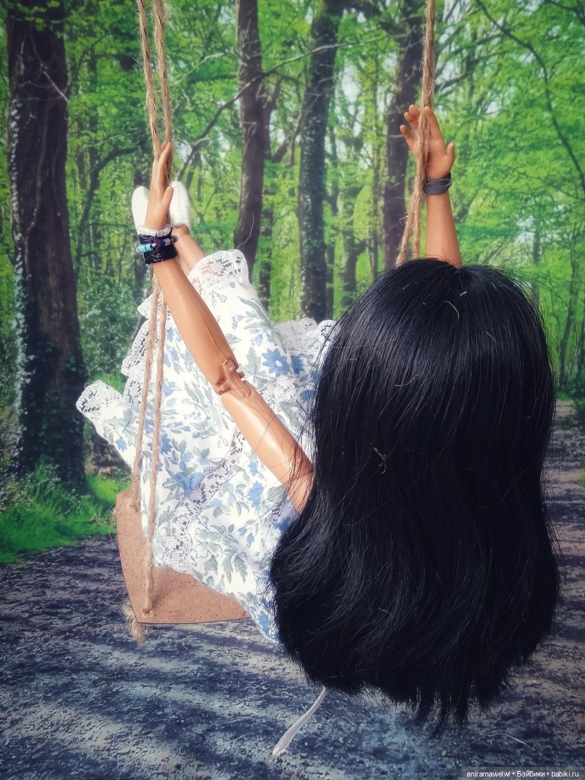 Новое платье, качели и лаванда. Романтический образ Марисы (фото 10)