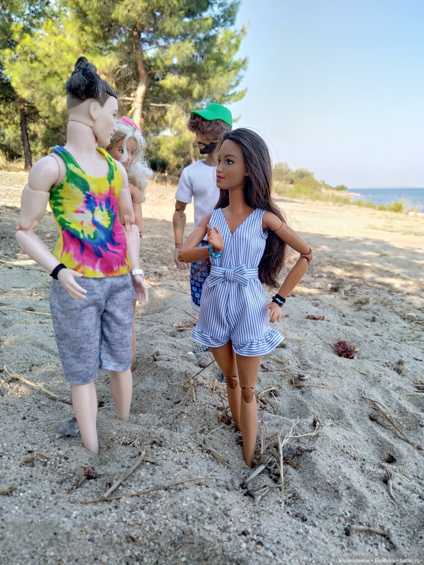 На пляже Алтынкум | Бэйбики На пляже Алтынкум — Кукольные фотоистории и сериалы: комиксы (фото 3)
