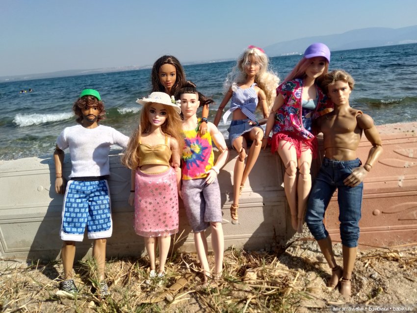 На пляже Алтынкум | Бэйбики На пляже Алтынкум — Кукольные фотоистории и сериалы: комиксы