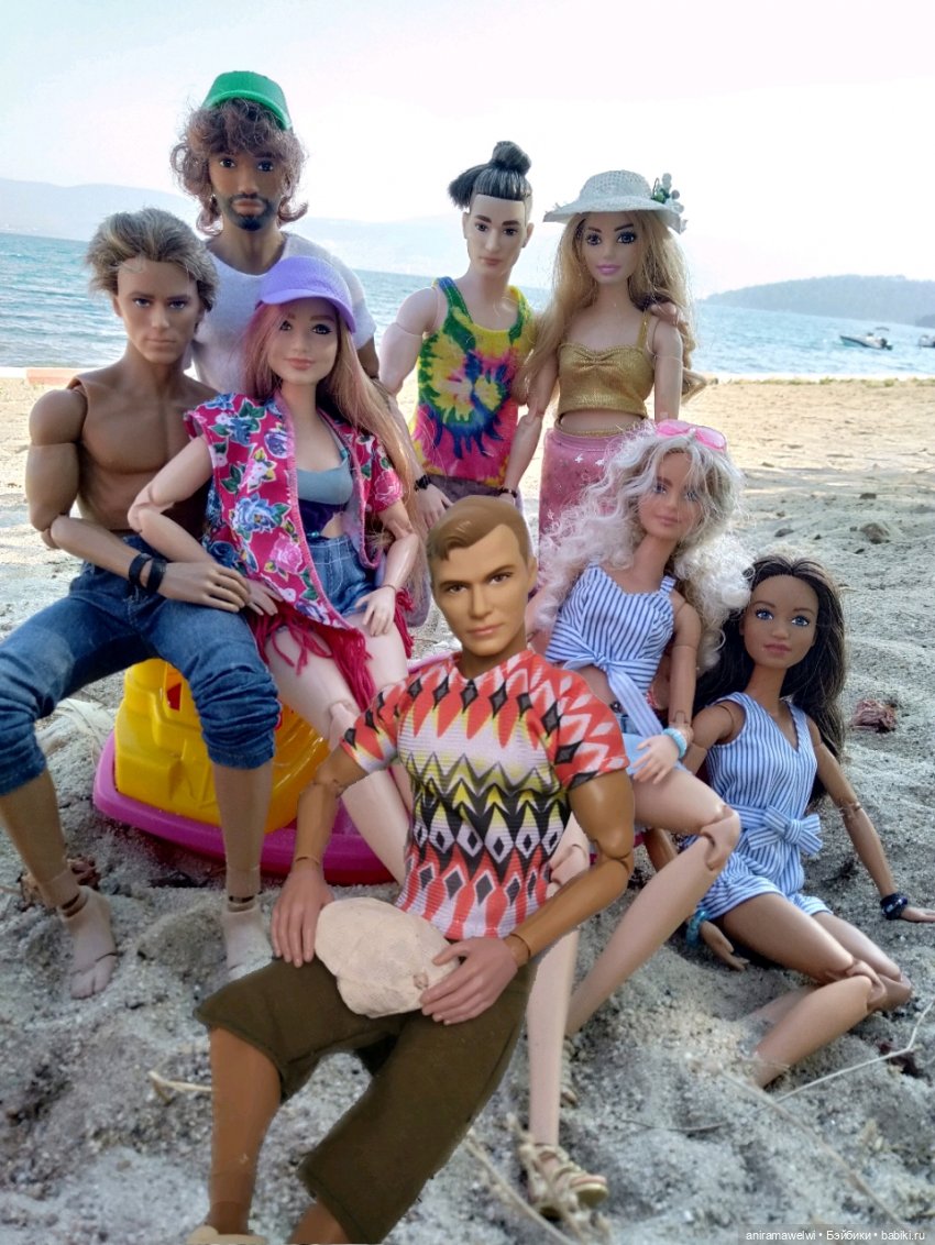 На пляже Алтынкум | Бэйбики На пляже Алтынкум — Кукольные фотоистории и сериалы: комиксы