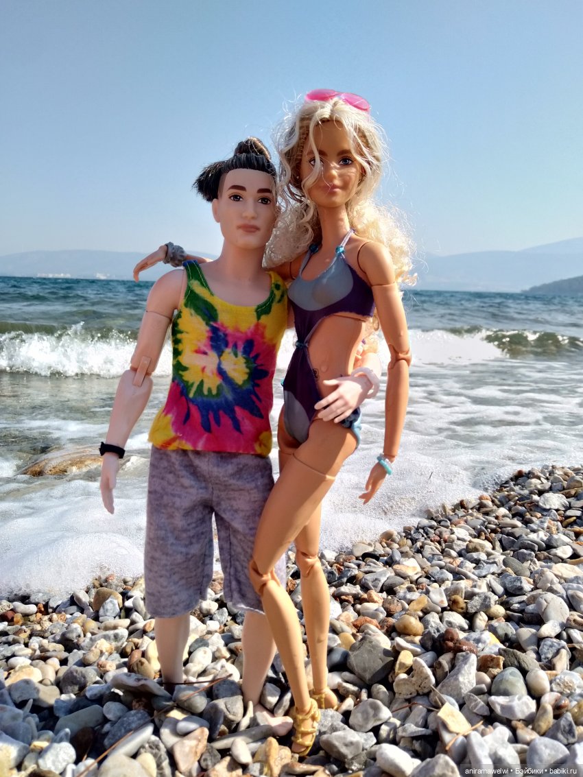 На пляже Алтынкум | Бэйбики На пляже Алтынкум — Кукольные фотоистории и сериалы: комиксы