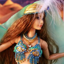 Восточный костюм "Бирюзовое облако"