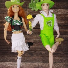 Танцы на праздновании дня Святого Патрика