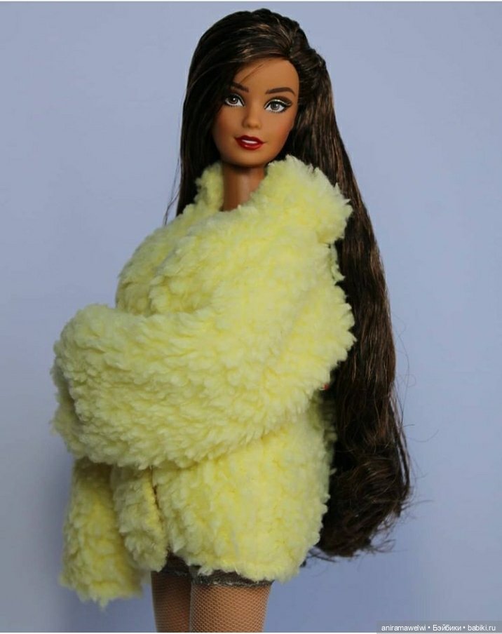 Белая и пушистая — Одежда и обувь для кукол своими руками: фото (фото 4)