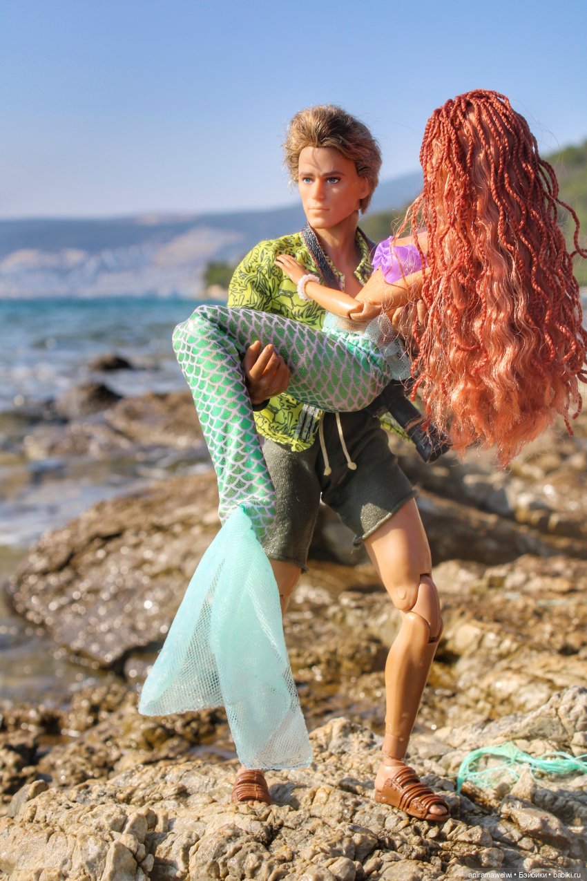 На побережье Эгейского моря. Русалочья фотосессия