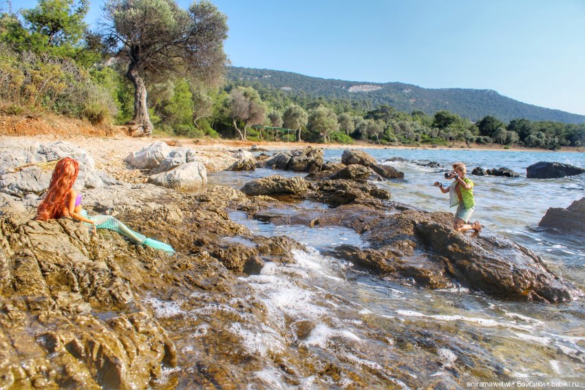 На побережье Эгейского моря. Русалочья фотосессия (фото 7)