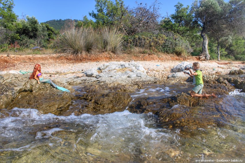 На побережье Эгейского моря. Русалочья фотосессия (фото 6)