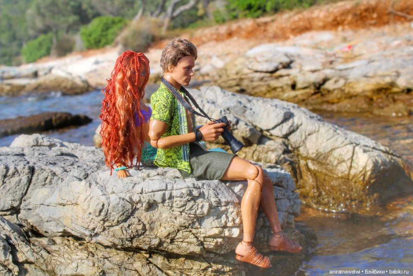 На побережье Эгейского моря. Русалочья фотосессия