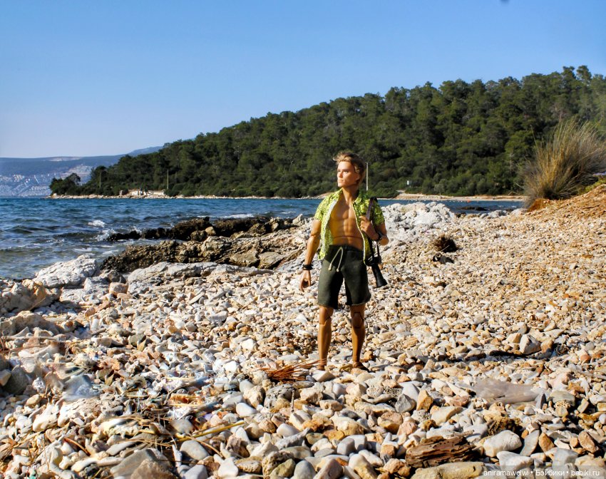 На побережье Эгейского моря. Русалочья фотосессия