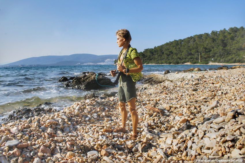 На побережье Эгейского моря. Русалочья фотосессия (фото 2)