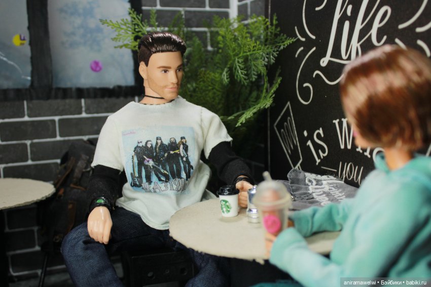 В кафе — Кукольные фотоистории и сериалы: комиксы (фото 5)