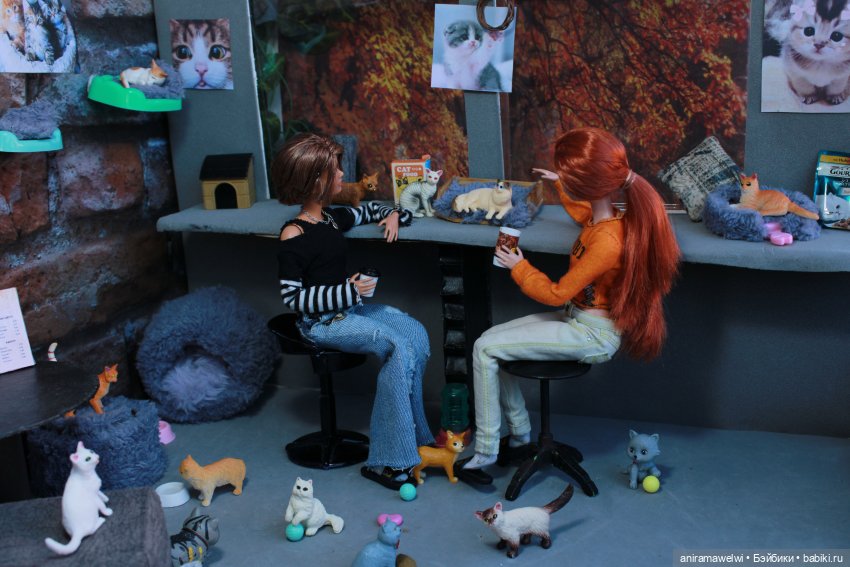 Котокафе — Кукольные фотоистории и сериалы: комиксы