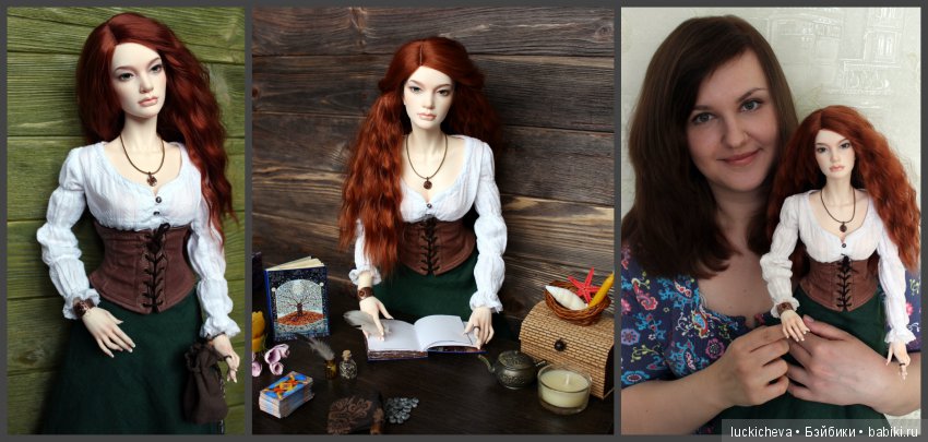 Рыжая ведьма шуани Аншантин - моя первая BJD
