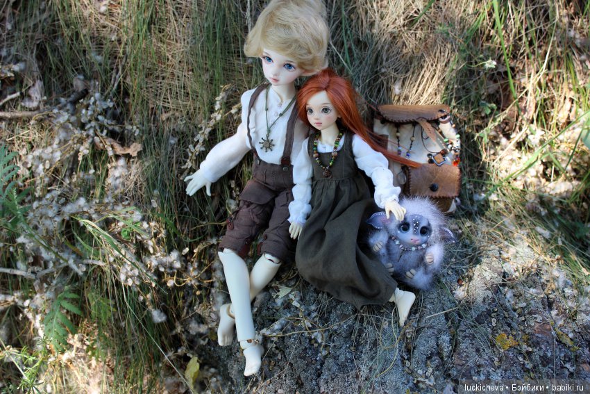 По лету босиком шагая... Как эльф и ведьмочка счастье по полям, лесам, да садам искали