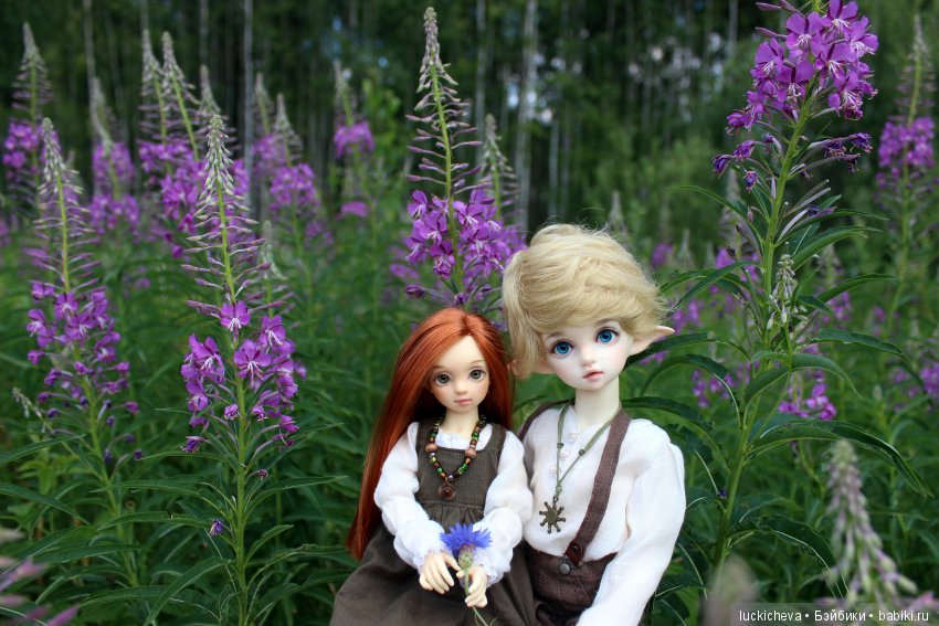 По лету босиком шагая... Как эльф и ведьмочка счастье по полям, лесам, да садам искали