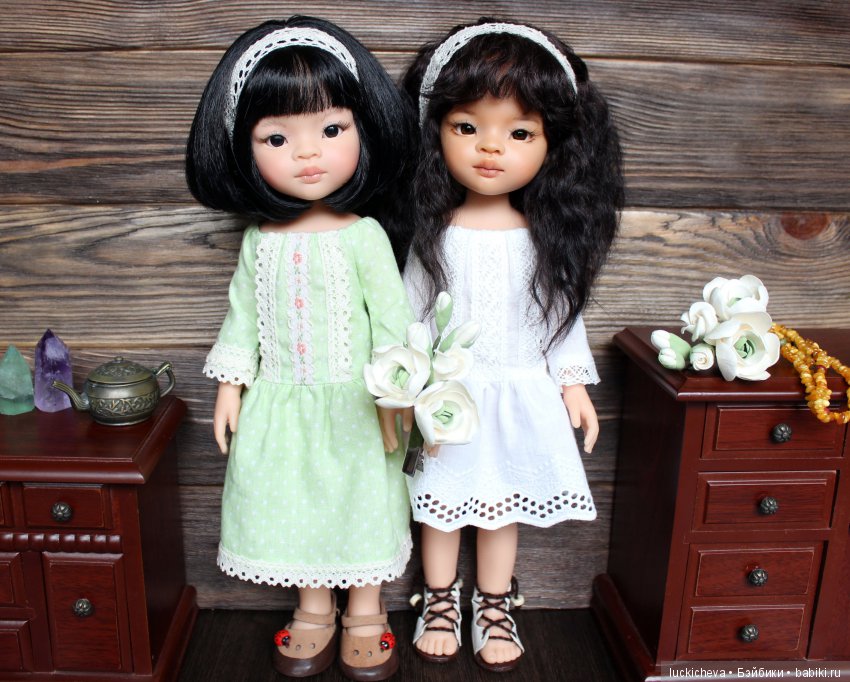 Кое-что из жизни Мэй. Наши новые игрушечные жители, белоцветочно-портретная фотосессия и размышления о сестре-одномолднице