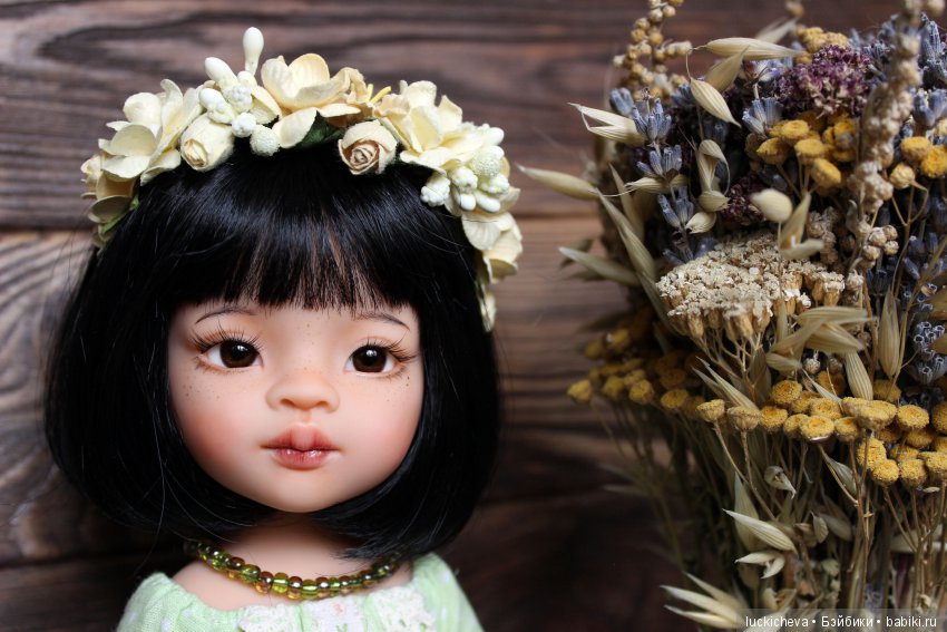 Незапланированная радость. Мои прекрасные осенние цветы - ООАК сестрёнки Мэйлин и Широюки