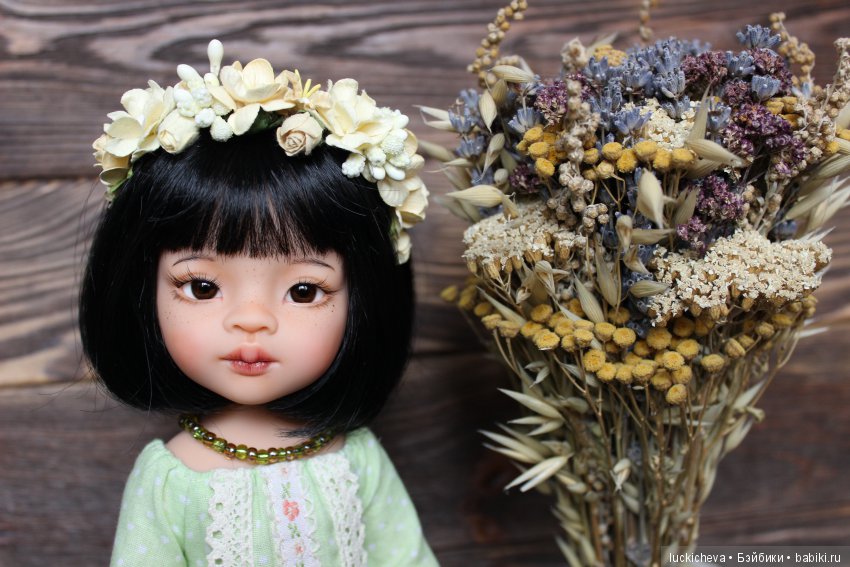 Незапланированная радость. Мои прекрасные осенние цветы - ООАК сестрёнки Мэйлин и Широюки (фото 8)