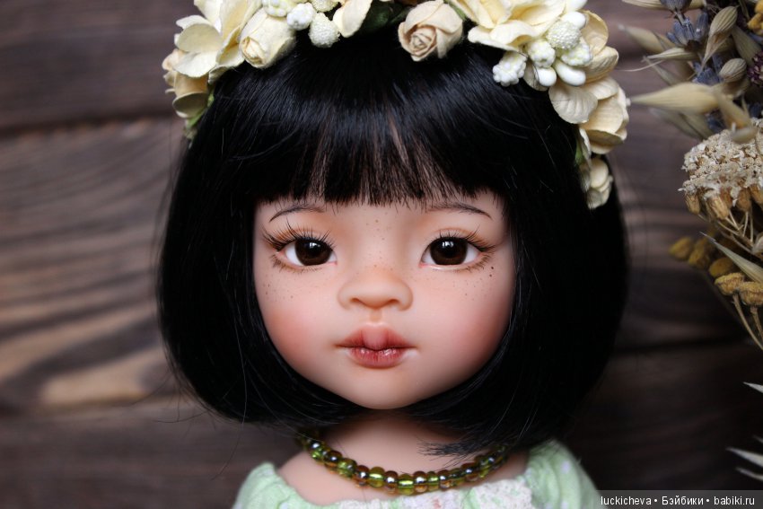 Незапланированная радость. Мои прекрасные осенние цветы - ООАК сестрёнки Мэйлин и Широюки (фото 9)