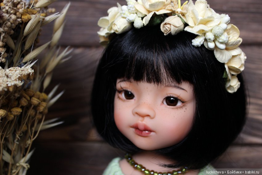 Незапланированная радость. Мои прекрасные осенние цветы - ООАК сестрёнки Мэйлин и Широюки (фото 10)